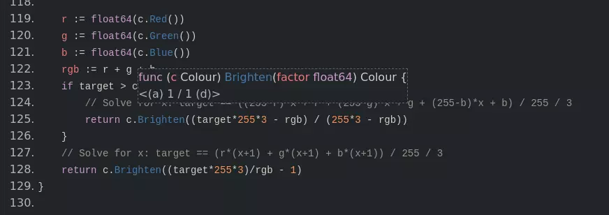 chroma tooltip in sourceprobe